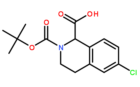 2-Boc-6-氯-3,4-二氢-1H-异喹啉-1-羧酸