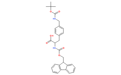 FMOC-(BOC-4-氨甲基)-D-苯丙氨酸