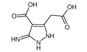 3-amino-5-(carboxymethyl)-1H-pyrazole-4-carboxylic acid