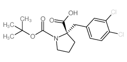 (2S)-2-[(3,4-dichlorophenyl)methyl]-1-[(2-methylpropan-2-yl)oxycarbonyl]pyrrolidine-2-carboxylic acid