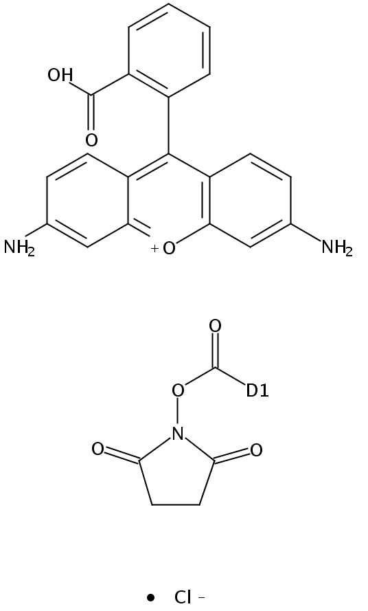 5(6)-CR 110, SE  [5(6)-Carboxyrhodamine 110, succinimidyl ester hydrochloride]