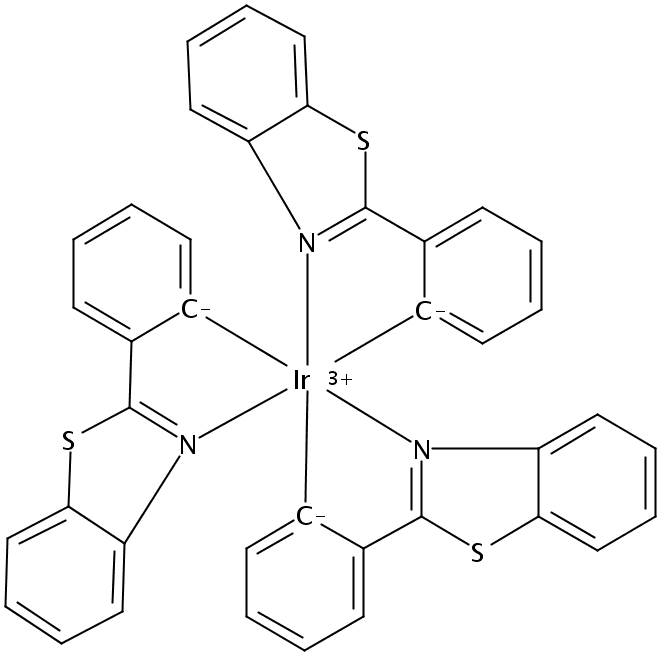 三(2-苯基苯并噻唑-C2,N)合铱(III)