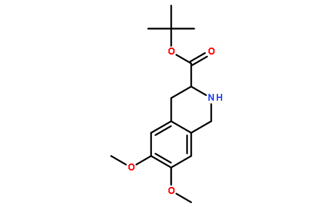 (S)-6,7-二甲氧基-1,2,3,4-四氢-3-异喹啉羧基酸叔丁酯
