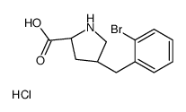 (4R)-4-[(2-溴苯基)甲基]-l-脯氨酸盐酸盐