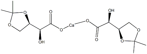 3,4-O-异亚丙基-L-苏糖酸 钙盐