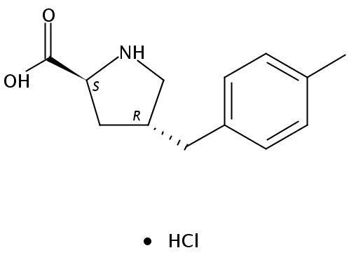 (2S,4R)-4-(4-Methylbenzyl)pyrrolidine-2-carboxylic acid hydrochloride