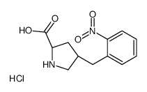 (2S,4R)-4-[(2-nitrophenyl)methyl]pyrrolidine-2-carboxylic acid,hydrochloride