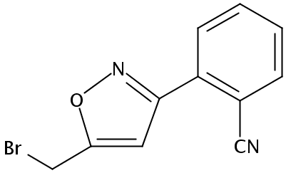 2-[5-(bromomethyl)-3-isoxazolyl]Benzonitrile