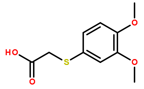 2-(3,4-二甲氧基苯基硫代)乙酸