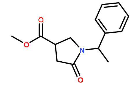 (R)-5-氧代-1-((r)-1-苯基乙基)吡咯烷-3-羧酸甲酯