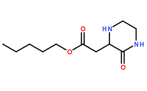 Pentyl 2-(3-oxo-2-piperazinyl)acetate