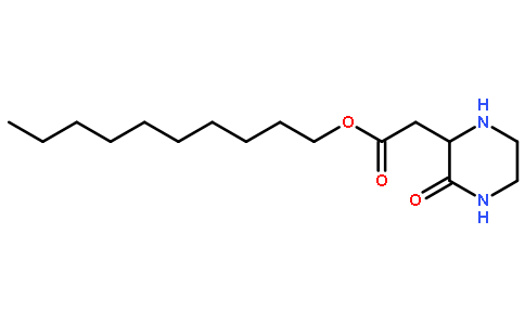Decyl 2-(3-oxo-2-piperazinyl)acetate