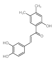 (E)-3-(3,4-Dihydroxyphenyl)-1-(2-hydroxy-4,5-dimethylphenyl)prop-2-en-1-one