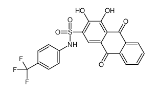 3,4-dihydroxy-9,10-dioxo-N-[4-(trifluoromethyl)phenyl]anthracene-2-sulfonamide