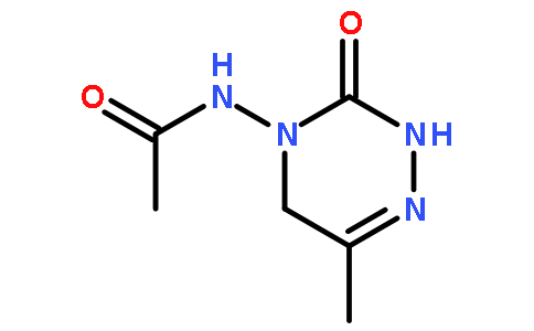 4-乙酰基氨基-6-甲基-3-氧代-2,3,4,5-四氢-1,2,4-三嗪