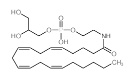 2,3-dihydroxypropyl 2-(icosa-5,8,11,14-tetraenoylamino)ethyl hydrogen phosphate