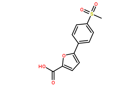 5-(4-(甲基磺酰基)苯基)呋喃-2-羧酸