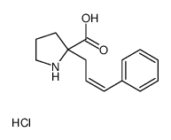 (2R)-2-[(E)-3-phenylprop-2-enyl]pyrrolidine-2-carboxylic acid,hydrochloride