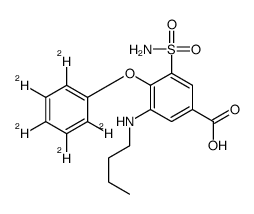 3-(butylamino)-4-(2,3,4,5,6-pentadeuteriophenoxy)-5-sulfamoylbenzoic acid