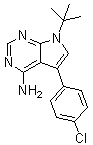 5-(4-氯苯基)-7-(叔丁基)-7H-吡咯并[2,3-d]嘧啶-4-胺