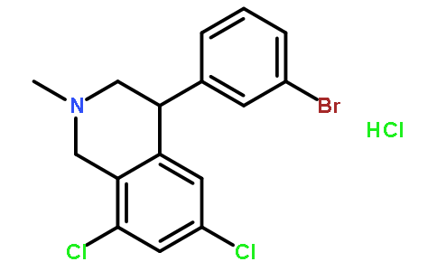 4-(3-broMophenyl)-6,8-dichloro-2-Methyl-1,2,3,4-tetrahydroisoquinoline hydrochloride