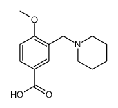 Benzoic acid, 4-methoxy-3-(1-piperidinylmethyl)
