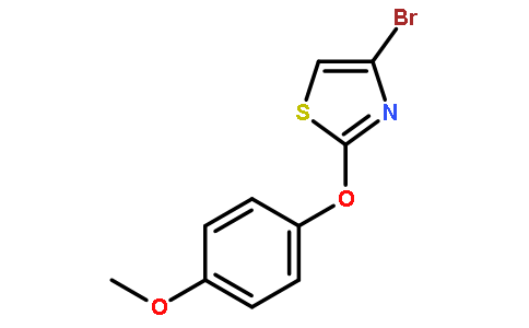 4-溴-2-(4-甲氧基苯氧基)噻唑