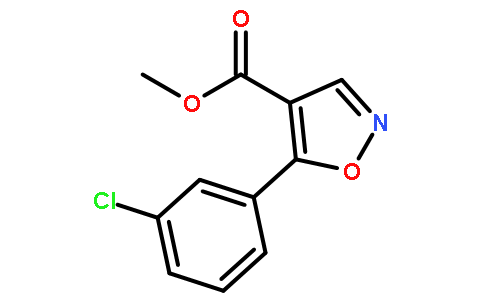 5-(3-氯苯基)异噁唑-4-羧酸甲酯