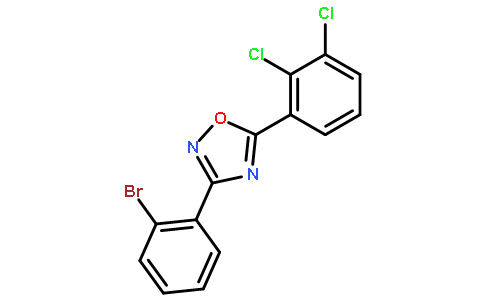3-(2-溴苯基)-5-(2,3-二氯苯基)-1,2,4-噁二唑
