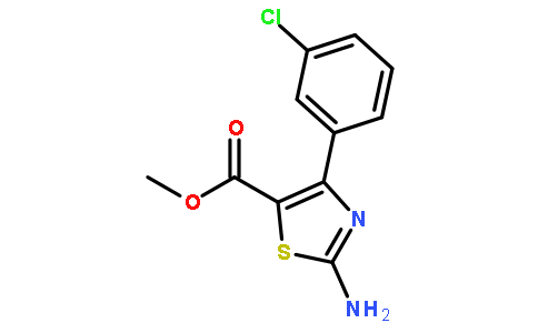 2-氨基-4-(3-氯苯基)噻唑-5-羧酸甲酯