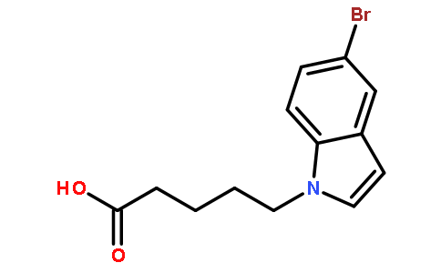 5-(5-溴-1H-吲哚-1-基)戊酸