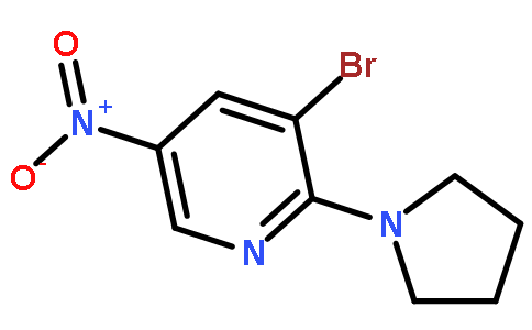 3-溴-5-硝基-2-(吡咯烷-1-基)吡啶