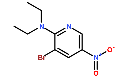 3-溴-N,N-二乙基-5-硝基吡啶-2-胺