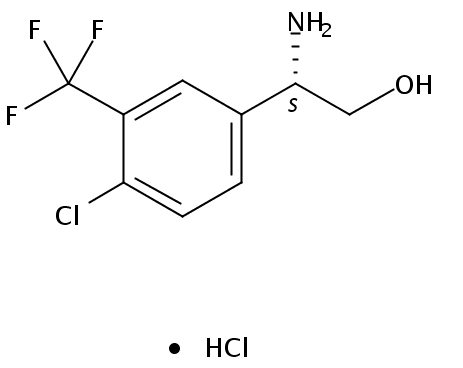 (S)-2-aMino-2-(4-chloro-3-(trifluoroMethyl)phenyl)ethanol hydrochloride