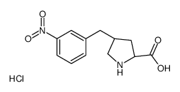 (2S,4R)-4-[(3-nitrophenyl)methyl]pyrrolidine-2-carboxylic acid,hydrochloride