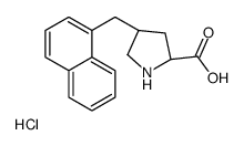 (2S,4R)-4-(naphthalen-1-ylmethyl)pyrrolidine-2-carboxylic acid,hydrochloride