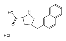 (2S,4R)-4-(naphthalen-2-ylmethyl)pyrrolidine-2-carboxylic acid,hydrochloride