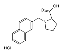 (2R)-1-(naphthalen-2-ylmethyl)pyrrolidine-2-carboxylic acid,hydrochloride