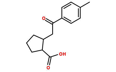 TRANS-2-[2-(4-METHYLPHENYL)-2-OXOETHYL]CYCLOPENTANE-1-CARBOXYLIC ACID