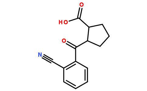 TRANS-2-(2-CYANOBENZOYL)CYCLOPENTANE-1-CARBOXYLIC ACID