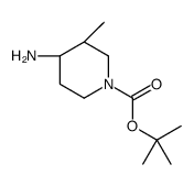 2-Methyl-2-propanyl (3R,4S)-4-amino-3-methyl-1-piperidinecarboxyl ate
