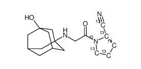 (2S)-1-[2-[(3-hydroxy-1-adamantyl)amino]acetyl]pyrrolidine-2-carbonitrile