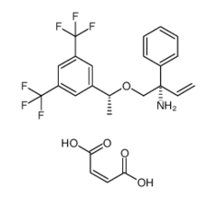 (αS)-α-[[(1R)-1-[3,5-二(三氟甲基)苯基]乙氧基]甲基]-α-乙烯基苯甲胺单马来酸盐