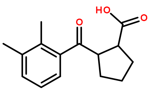 (1R,2R)-2-(2,3-dimethylbenzoyl)cyclopentane-1-carboxylic acid