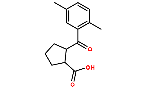 (1R,2R)-2-(2,5-dimethylbenzoyl)cyclopentane-1-carboxylic acid