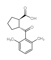 (1R,2R)-2-(2,6-dimethylbenzoyl)cyclopentane-1-carboxylic acid