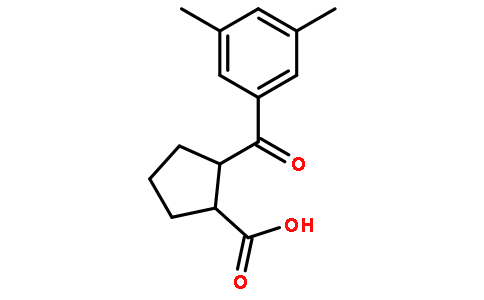 TRANS-2-(3,5-DIMETHYLBENZOYL)CYCLOPENTANE-1-CARBOXYLIC ACID