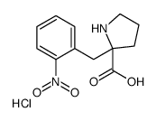 (2S)-2-[(2-nitrophenyl)methyl]pyrrolidine-2-carboxylic acid,hydrochloride