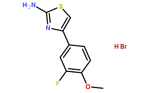 4-(3-Fluoro-4-methoxy-phenyl)-thiazol-2-ylaminehydrobromide