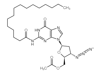 5'-O-乙酰基-3'-叠氮-N2-棕榈酰-2',3'-二脱氧鸟苷